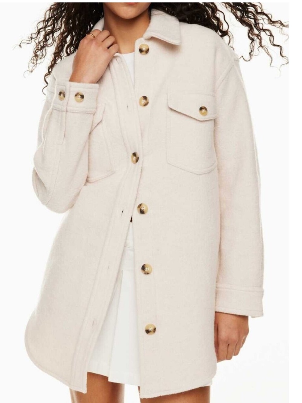 Aritzia | Jackets & Coats | Aritzia Wilfred Free Ganna Shirt